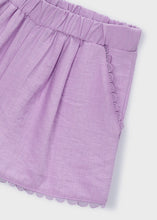 Load image into Gallery viewer, NEW SS26 Mayoral Girls Shorts Set 3005/3222 Lilac 75/47