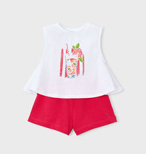 Load image into Gallery viewer, NEW SS26 Mayoral Girls Shorts Set 3228 Pink/69