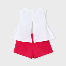 Load image into Gallery viewer, NEW SS26 Mayoral Girls Shorts Set 3228 Pink/69