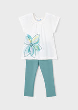 Load image into Gallery viewer, NEW SS26 Mayoral Girls Leggings Set 3723 Mint/21