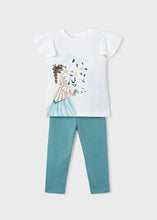Load image into Gallery viewer, NEW SS26 Mayoral Girls Leggings Set 3724 Mint/86