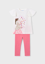 Load image into Gallery viewer, NEW SS26 Mayoral Girls Leggings Set 3724 Pink/87