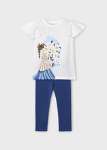 Load image into Gallery viewer, NEW SS26 Mayoral Girls Leggings Set 3724 Navy/88