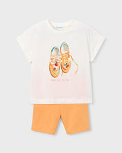 Load image into Gallery viewer, NEW SS26 Mayoral Girls Cycling Shorts Set 3731 Pumpkin/21
