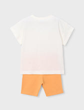 Load image into Gallery viewer, NEW SS26 Mayoral Girls Cycling Shorts Set 3731 Pumpkin/21