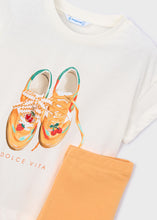Load image into Gallery viewer, NEW SS26 Mayoral Girls Cycling Shorts Set 3731 Pumpkin/21