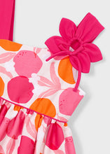 Load image into Gallery viewer, NEW SS26 Mayoral Girls Asymetric Flower Dress 3924 Pink/90