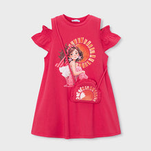 Load image into Gallery viewer, NEW SS26 Mayoral Girls Dress With Handbag 3941 Pink/12