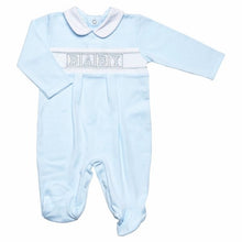Load image into Gallery viewer, NEW SS24 Spanish Blue Baby Babygrow 8869