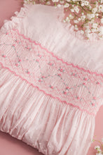 Load image into Gallery viewer, NEW SS24 Kidiwi Girls Viola Pink Plumeti Smocked Dress