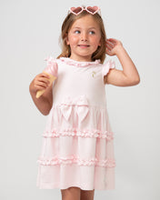 Load image into Gallery viewer, PRE ORDER - NEW SS24 Caramelo Girls Tiered Frill Dress PINK 342133