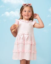 Load image into Gallery viewer, NEW SS24 Caramelo Girls Tiered Frill Dress PINK 342133