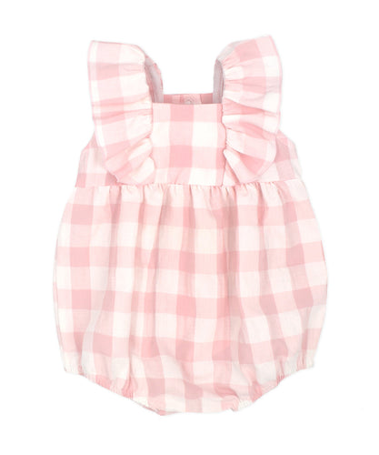 NEW SS24 Rapife Pink Gingham Romper 4307