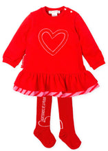 Load image into Gallery viewer, NEW AW24 Agatha Ruiz De La Prada Girls Dress and Tights 9380