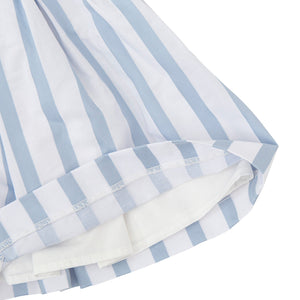 NEW SS24 Tutto Piccolo Girls Blue Striped Dress 7234