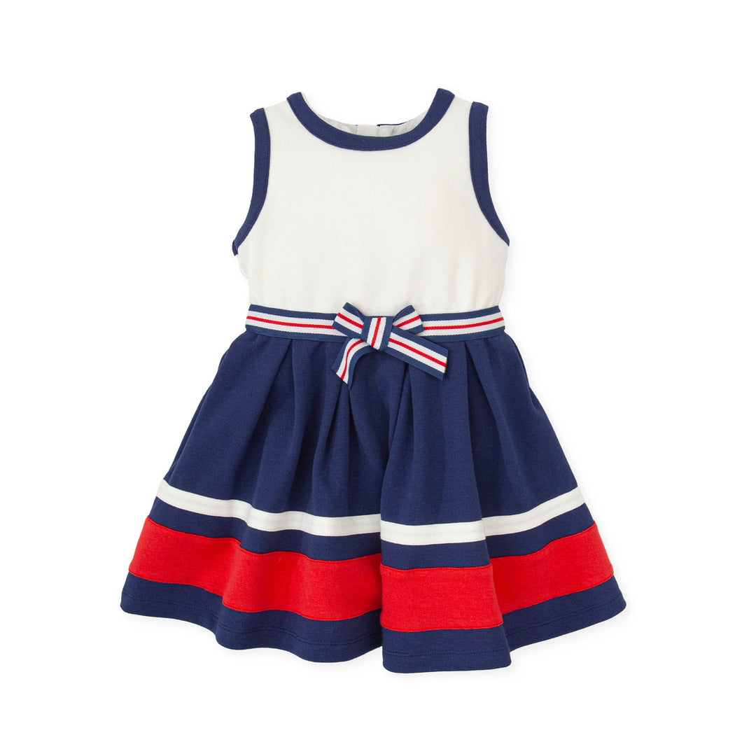 NEW SS24 Tutto Piccolo Girls Nautical Dress 7238