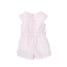 Load image into Gallery viewer, NEW SS24 Tutto Piccolo Girls Pink Striped Playsuit 7412