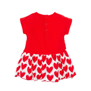 NEW SS24 Agatha Ruiz De La Prada Girls Red Heart Dress 8490