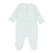 Load image into Gallery viewer, NEW SS25 Blues Baby Mint Bear Cotton Babygrow BB0204M
