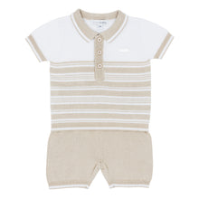 Load image into Gallery viewer, NEW SS24 Blues Baby Beige Summer Knit Shorts Set BB1343