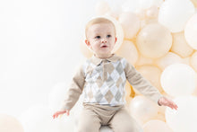 Load image into Gallery viewer, NEW AW24 Blues Baby Beige Knitted Tracksuit BB1526