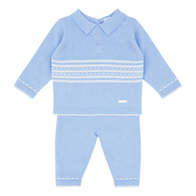 Load image into Gallery viewer, NEW AW24 Blues Baby Blue Knitted Tracksuit BB1530