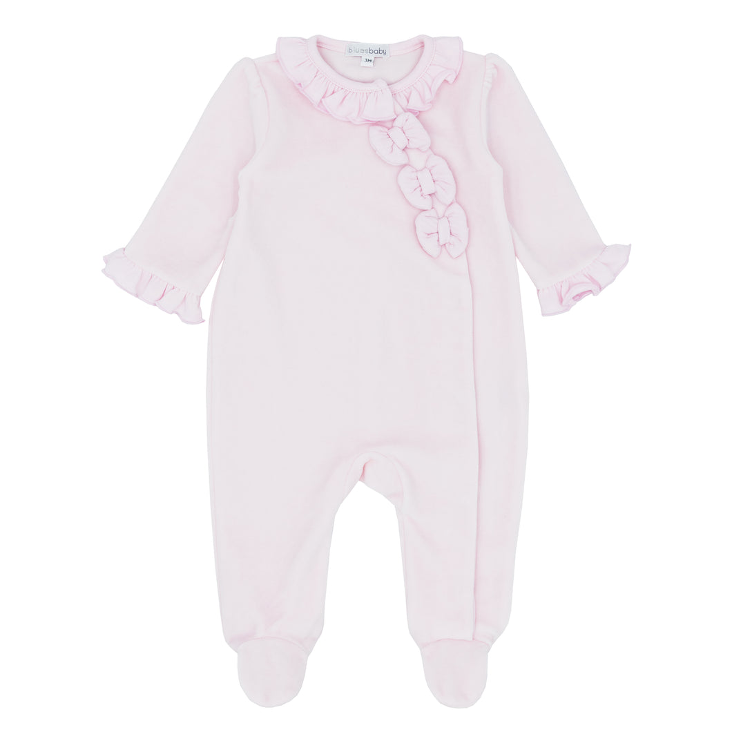 NEW AW24 Blues Baby Pink Bow Babygrow BB1680