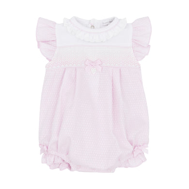 NEW SS25 Blues Baby Smocked Romper BB1804