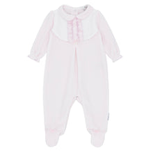 Load image into Gallery viewer, NEW AW25 Blues Baby Pink Velour Babygrow BB2070