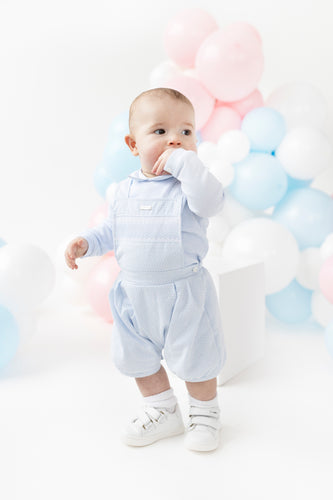 NEW AW25 Blues Baby Boys Dungaree Outfit BB2172