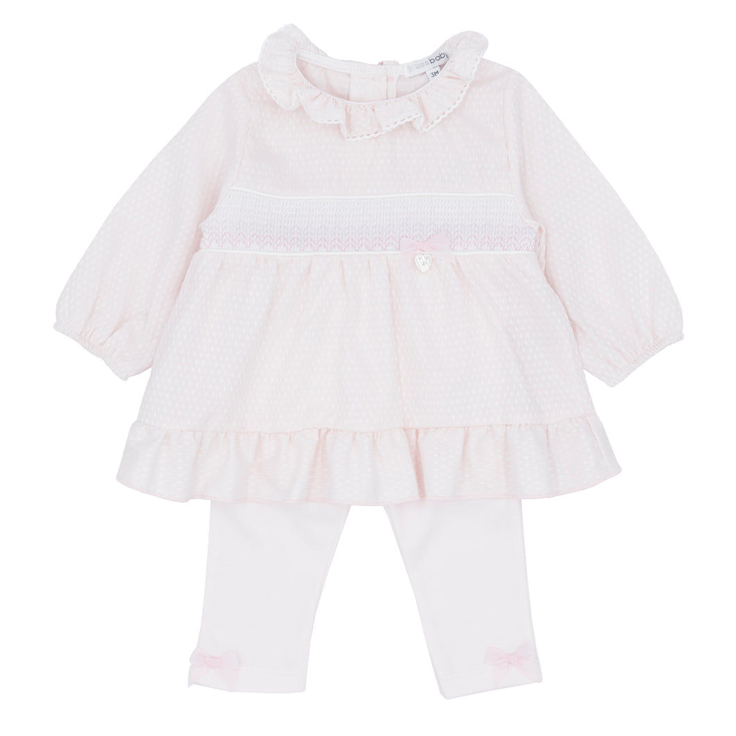 NEW AW25 Blues Baby Pink Leggings Set BB2178
