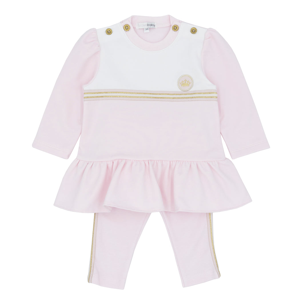 NEW AW25 Blues Baby Pink Leggings Set BB2184