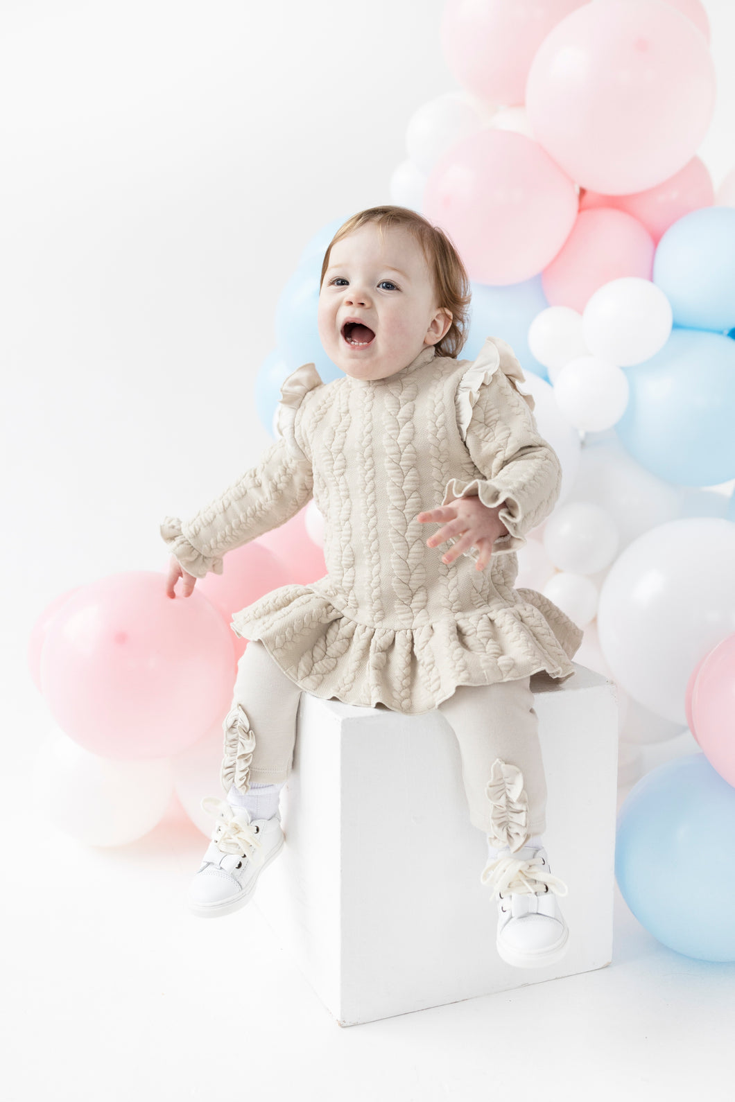 NEW AW25 Blues Baby Beige Leggings Set BB2193