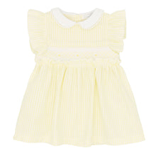 Load image into Gallery viewer, NEW SS26 Blues Baby Smocked Dress BB2267 Lemon