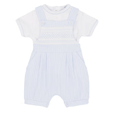 Load image into Gallery viewer, NEW SS26 Blues Baby Smocked Dungarees BB3015 BLUE