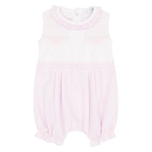Load image into Gallery viewer, NEW SS26 Blues Baby Smocked Romper BB3023 Pink