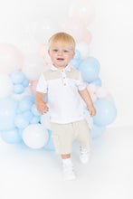 Load image into Gallery viewer, NEW SS26 Blues Baby Shorts Set BB3046 BEIGE