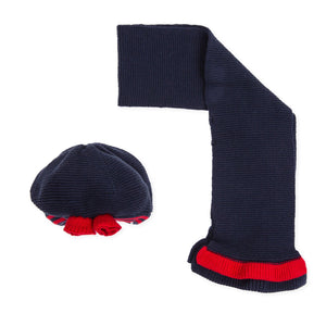 AW23 Tutto Piccolo Girls Hat and Scarf Set 7918