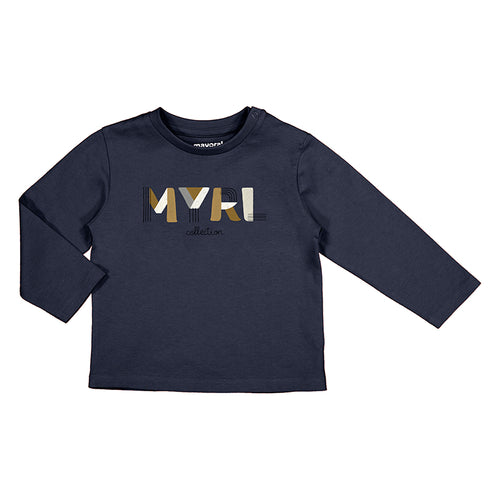 NEW AW24 Mayoral Boys t-shirt 108 Navy/95