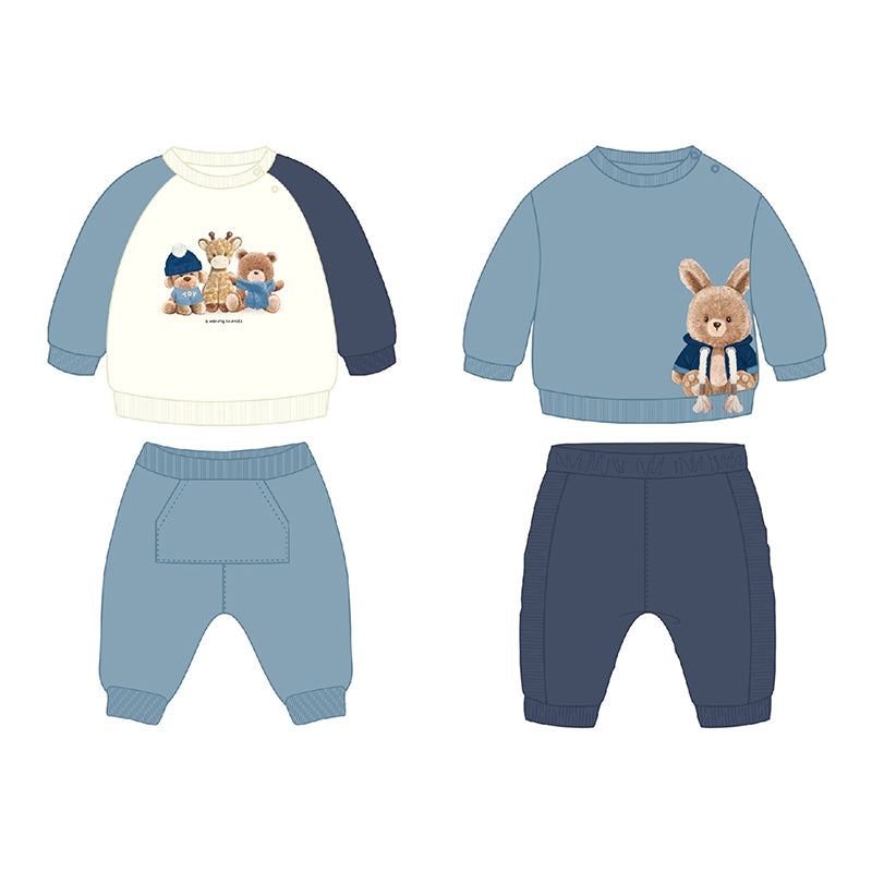 PRE ORDER - NEW AW24 Mayoral Boys 2 pack Outfit 2635 Nevada/89