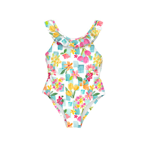 PRE ORDER - NEW SS25 Mayoral Girls Swimsuit 3719 Agate/86