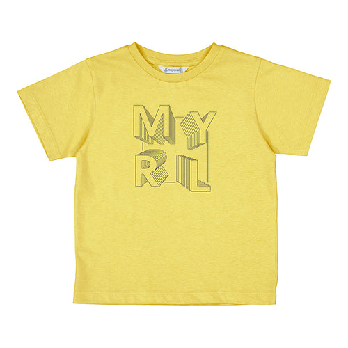 PRE ORDER - NEW SS25 Mayoral Boys T Shirt 170 Yellow/27