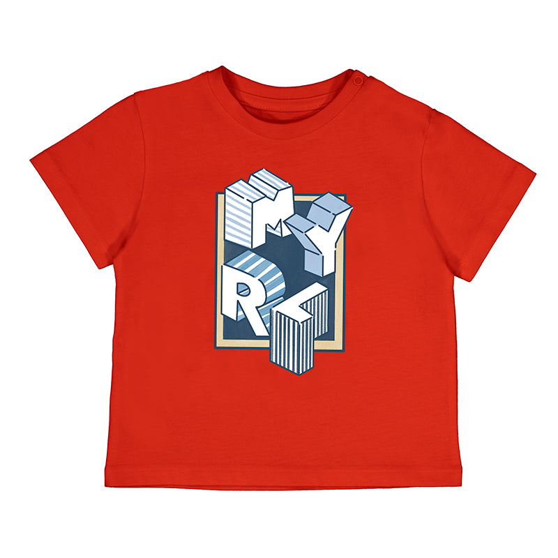 PRE ORDER - NEW SS25 Mayoral Boys t shirt 106 Red/30