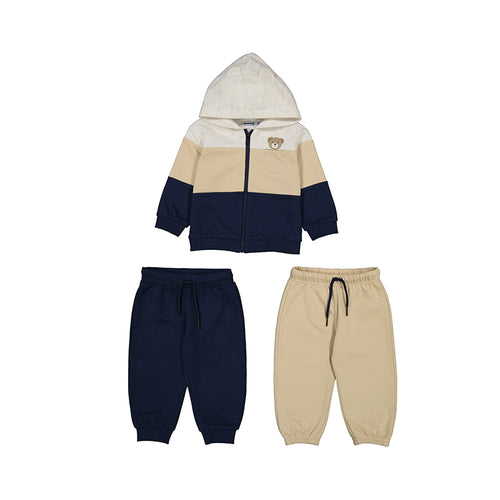 PRE ORDER - NEW AW25 Mayoral Boys 3 Piece Teddy Tracksuit 918 Blue 75