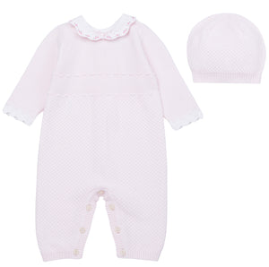 NEW AW24 Emile et Rose Hallie Knitted Romper and Hat 2599