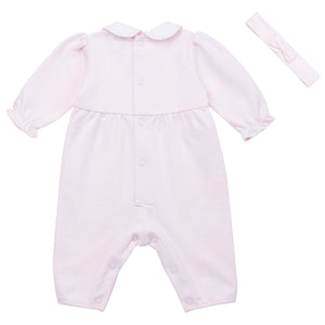 NEW AW24 Emile et Rose Heidi Footless Babygrow and Headband 2598