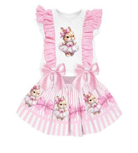 Load image into Gallery viewer, NEW SS26 Giorgio Bambini Bunny Skirt Set PINK