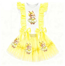 Load image into Gallery viewer, NEW SS26 Giorgio Bambini Bunny Skirt Set YELLOW