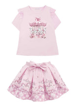 Load image into Gallery viewer, NEW SS26 Giorgio Bambini Carousel Skirt Set PINK