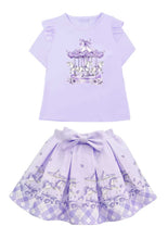 Load image into Gallery viewer, NEW SS26 Giorgio Bambini Carousel Skirt Set LILAC